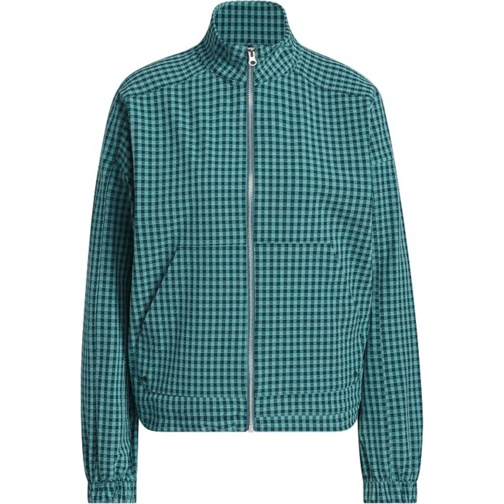 adidas Women's Ultimate365 Gingham Jacket Full-Zip Golf Outerwear Sz S NEW